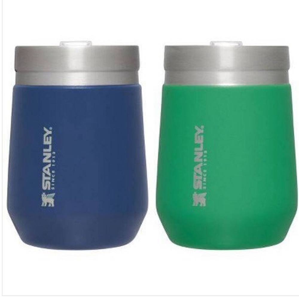 NWT Stanley 2pk. Stainless Steel 10oz Everyday Go Tumblers Nightfall / Meadow